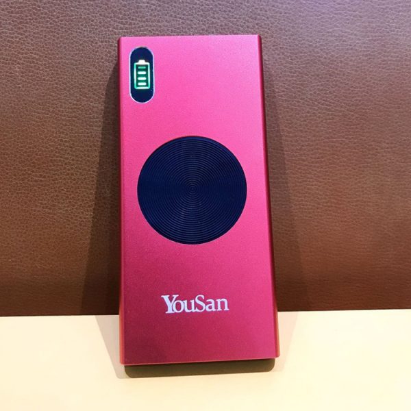 金属数显无线充电宝手机通用