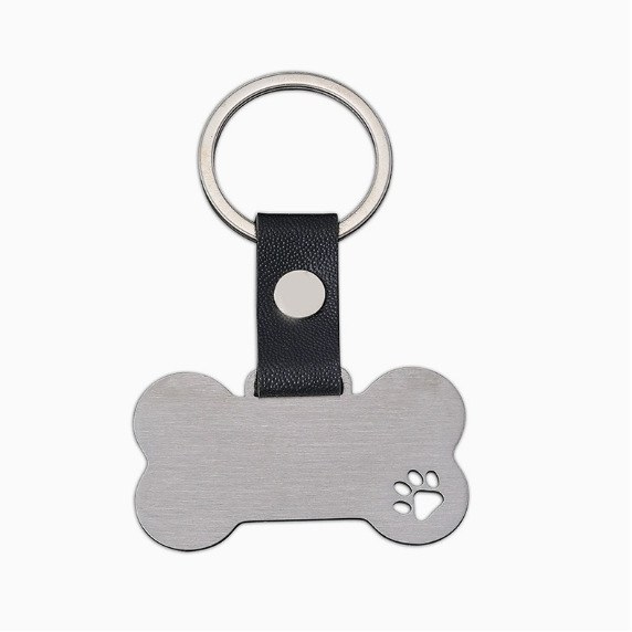 bone-pet-tag-keychain-07.jpg 骨头形宠物吊牌钥匙扣 黑银金三色金属宠物防丢牌 可激光雕刻LOGO定制 附图