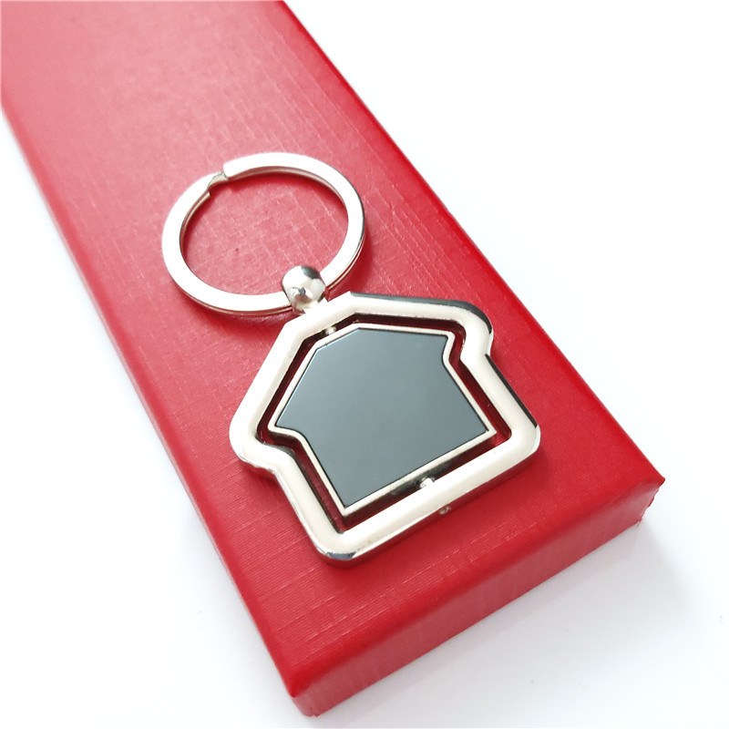 house-shape-keychain-05.jpg 房屋造型钥匙扣 多色面板金属钥匙扣 可激光镭射LOGO定制 附图
