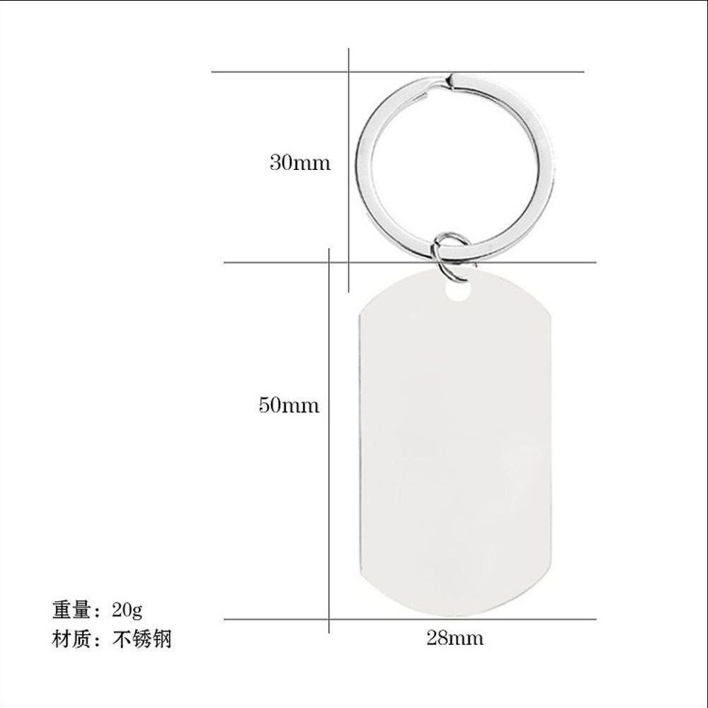 religious-cross-tag-keychain-05.jpg 宗教文字十字架吊牌钥匙扣 金属十字架钥匙扣 可激光雕刻经文LOGO定制 附图